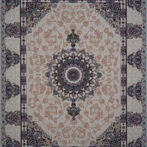 فرش ماشینی طرح ماهور صدفی 672شانه تراکم2100