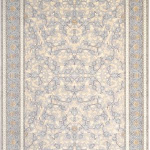 فرش ماشینی طرح هریس سیلور 700شانه تراکم2100