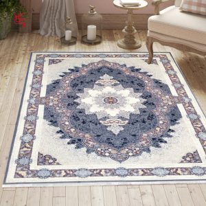 فرش ماشینی طرح آروانا متالیک 700شانه تراکم2100