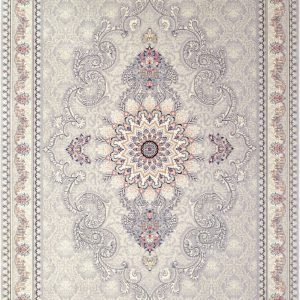 فرش ماشینی طرح چکامه سیلور 700شانه تراکم2100